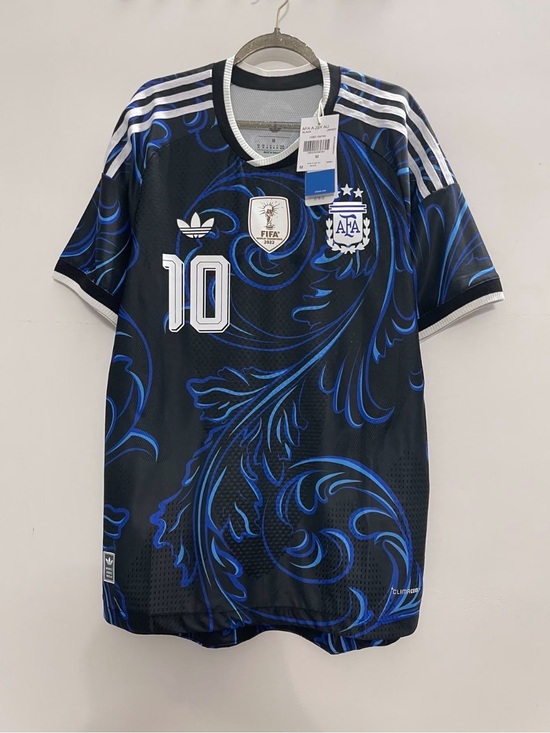 adidas Other - adidas Men’s Black & Blue Argentina #10 Football Jersey